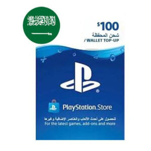 PlayStation Store Gift Card 100$ - KSA (Send By SMS)