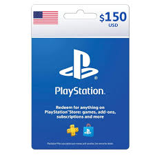 PlayStation Store Gift Card 150$ - USA (Send By SMS)