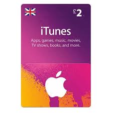 Apple iTunes Gift Card 2£ - UK (Send By SMS)