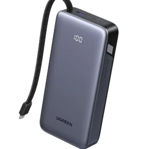 UGREEN Nexode Power Bank 20000mAh 100W with Built-in USB-C Cable